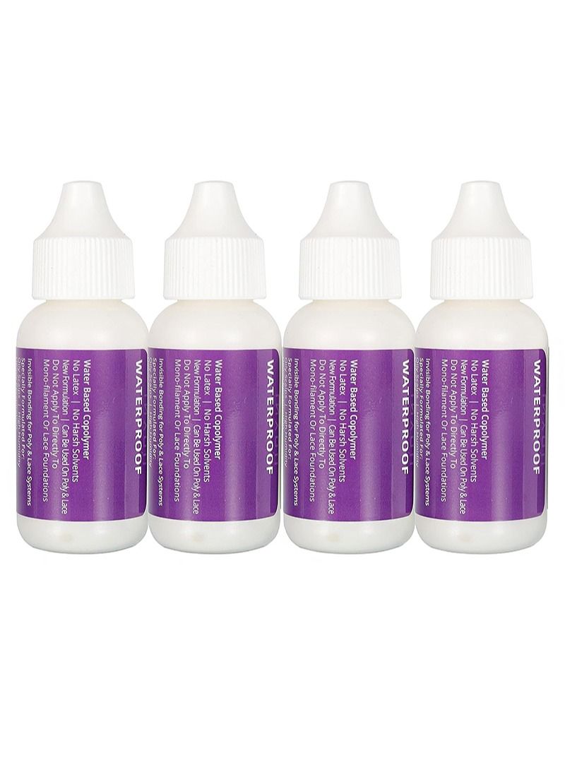 Wig Lace Glue, Lace Front Wig Wig Glue Waterproof Super Hold Hair Gel For Weaving, Invisible Hair Bonding Glue Extreme Hold Hair System (Lace Glue 38ml + 2 Wig Bands)