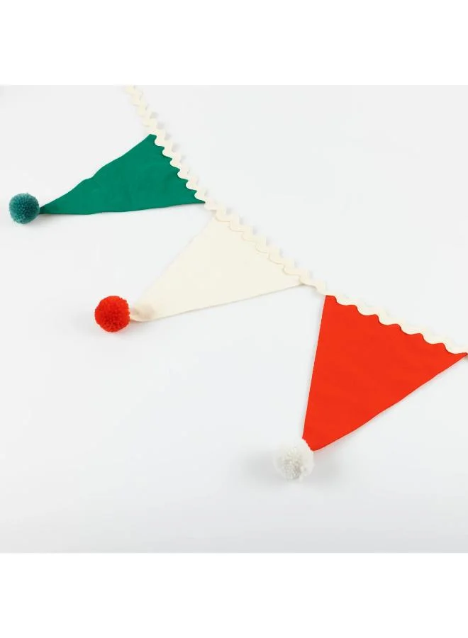 Meri Meri  Christmas Pompom Flag Garland  | Best Price UAE