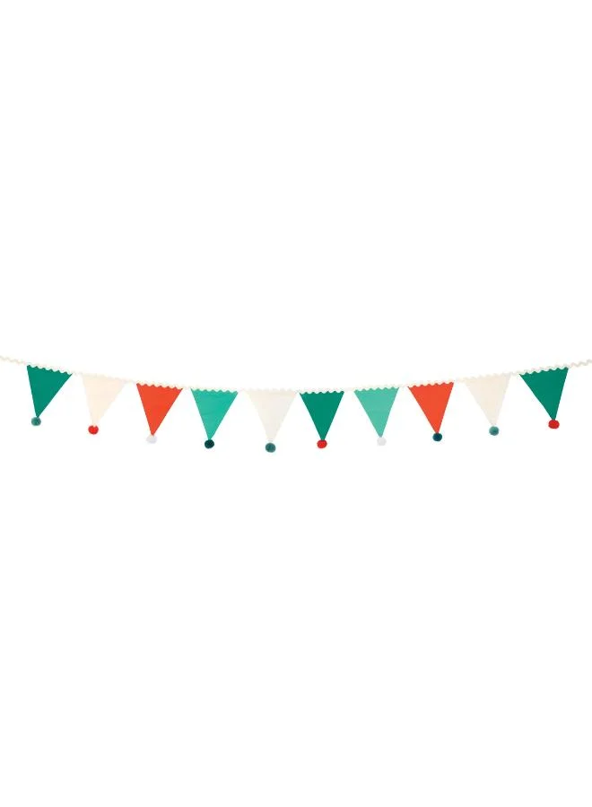 Meri Meri  Christmas Pompom Flag Garland  | Best Price UAE
