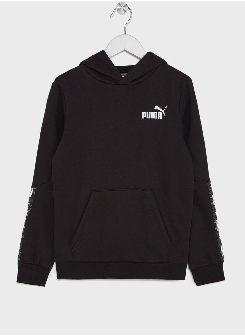 PUMA - Kids Essential Tape Camo Hoodie Fl - Image 1