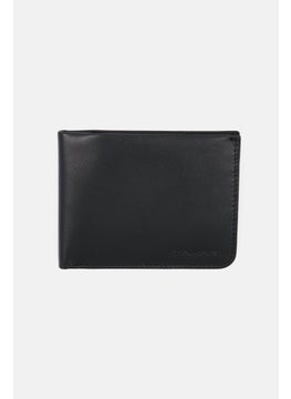 Men Plain Bi Fold Wallet 12 L x 9 H x 1 W cm, Black
