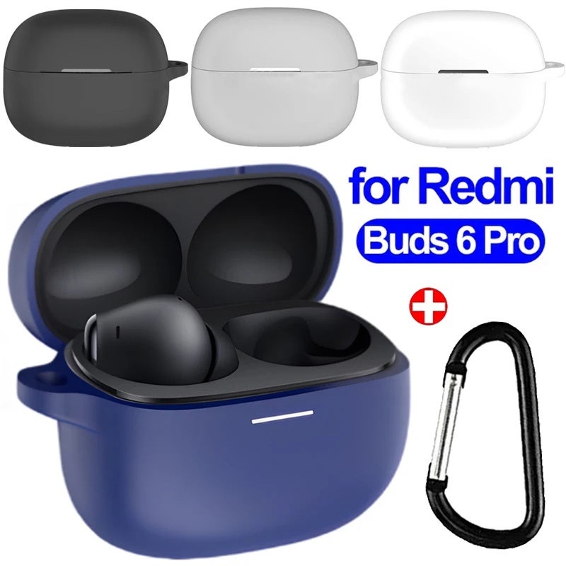 Wireless Earphone Protector Case for Mi Redmi Buds 6 Pro Full Coverage Soft Silicone Case Protective Cover for Redmi Buds 6 Pro - Image 2
