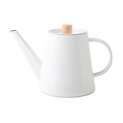 KAICO Japan Kaico Horo(Enamelware) Drip Kettle 1.3L Makoto Koizumi Design - Image 1
