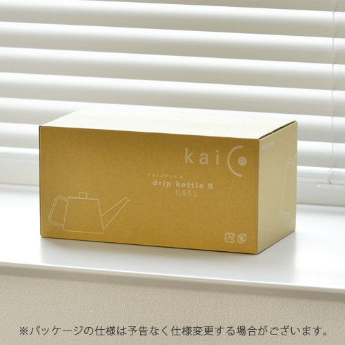 KAICO Japan Kaico Horo(Enamelware) Drip Kettle 1.3L Makoto Koizumi Design - Image 5