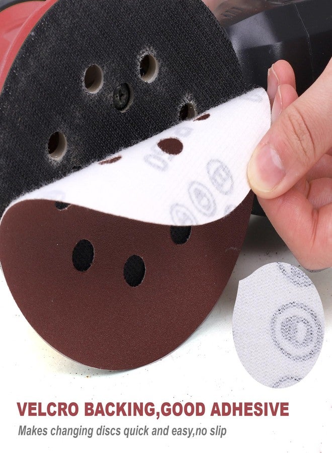 FASTPRO 200-Piece Sanding Discs Set, 5-Inch 8-Hole Hook and Loop Sandpapers, 13 Grades Orbital Sandpaper, Include 40 60 80 100 120 150 180 240 320 400 600 800 1000 Assorted Grits - Image 5