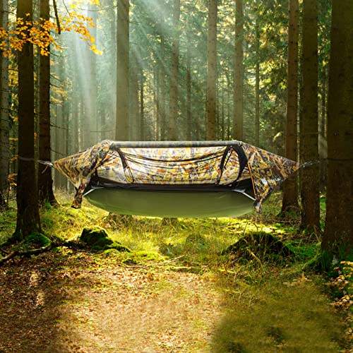 Night Cat Hammock Underquilts Sleeping Bag Single Insulated Under Blanket for Hammock 4 Seasons Lightweight Soft Warm 520 8x36ft Army Green - Image 3