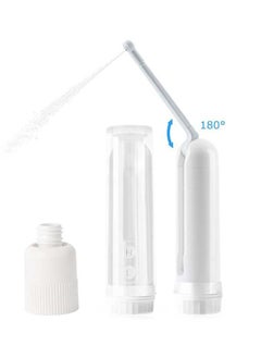 ZEY LUXE ZEY LUXE Handheld Portable Bidet with Connector for Water Bottle - Handheld Battery Powered Shattaf Spray Bottle & Travel bidet for Toilet Seat & Postpartum Care - White  - Image 1