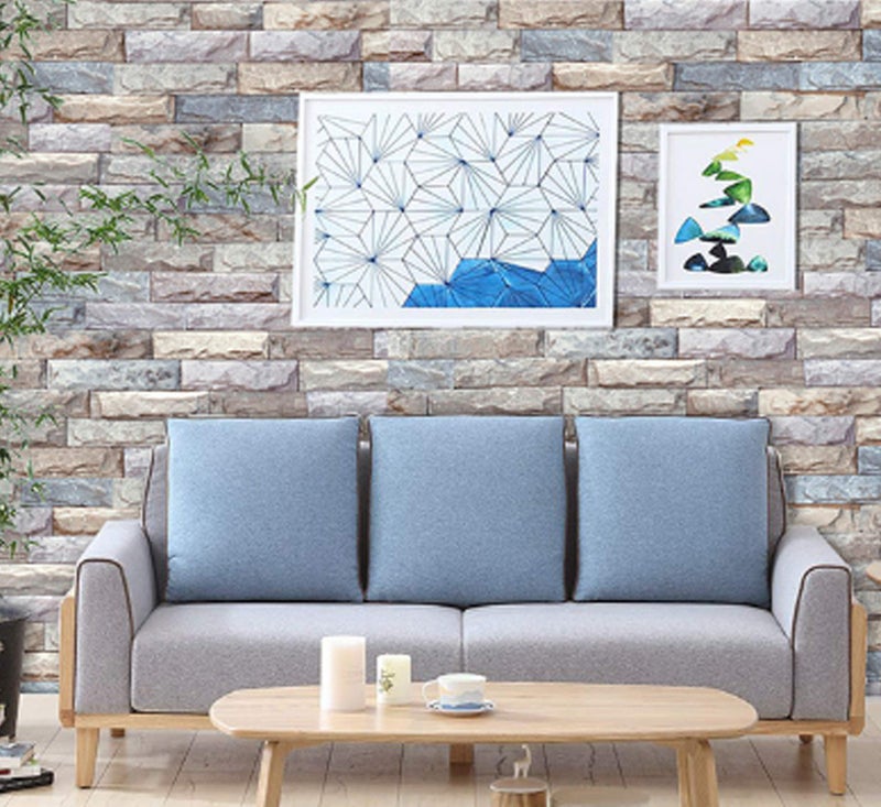 Eurotex Peel and Stick Wallpaper, Self Adhesive DIY Wall Sticker for Bedroom Hall Living Room Kitchen Home & Office, PVC Coated & Waterproof Surface Scratch Resistant – 45 x 600cm - Image 1