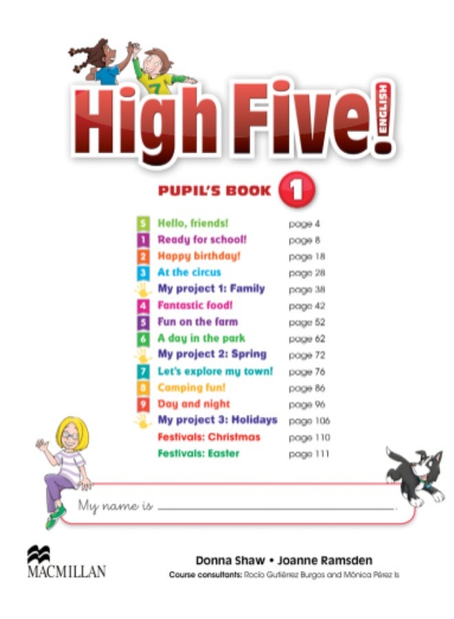 Macmillan New High Five - English Course for Primary Learners - level  1_pupils_book - Image 2