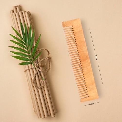 Clayherbs Sustainable Bamboo Comb, Handmade Wooden hair bamboo comb, Poclet size, Travel Friendly, Anti Static Comb for Hair Growth (Pack-50, One Size) - Image 4
