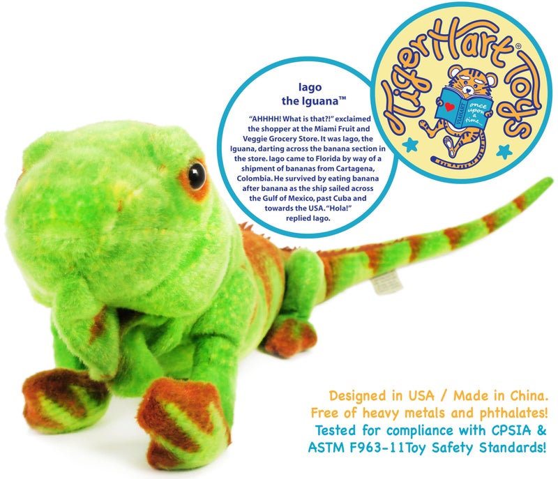 TigerHart Iago The Iguana - 29 Inch Stuffed Animal Plush - Image 2