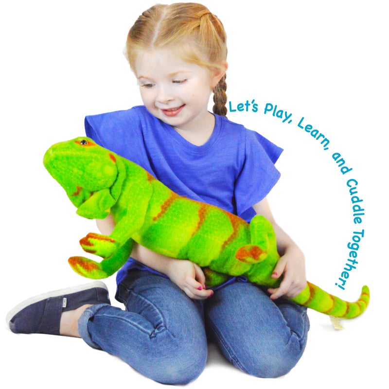 TigerHart Iago The Iguana - 29 Inch Stuffed Animal Plush - Image 3