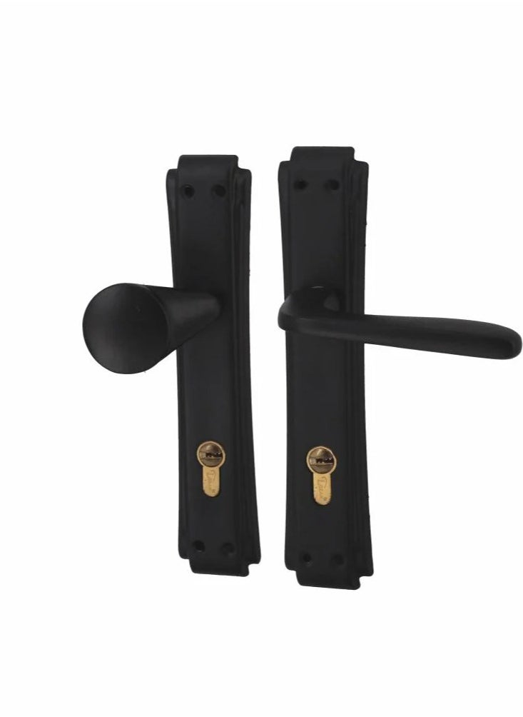tucra TUCRA Premium Interior Door Handle | Classic Design – Reversible Left/Right (Based on Handle Direction) | Easy Installation – Fits 40mm+ Locks | High-Quality Turkish Craftsmanship | Elegant Style for a Luxurious Entryway  - Image 1