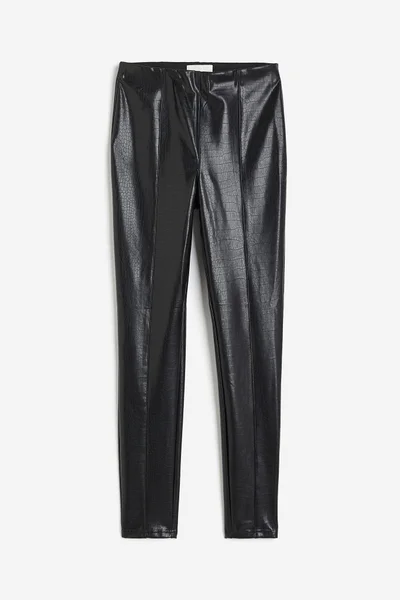 H&M Pu High Waist Leggings