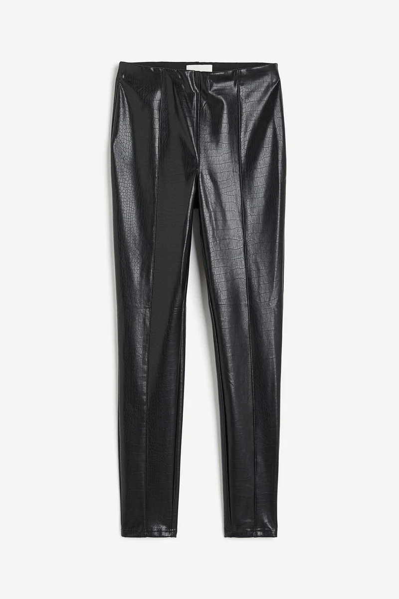 H&M Pu High Waist Leggings