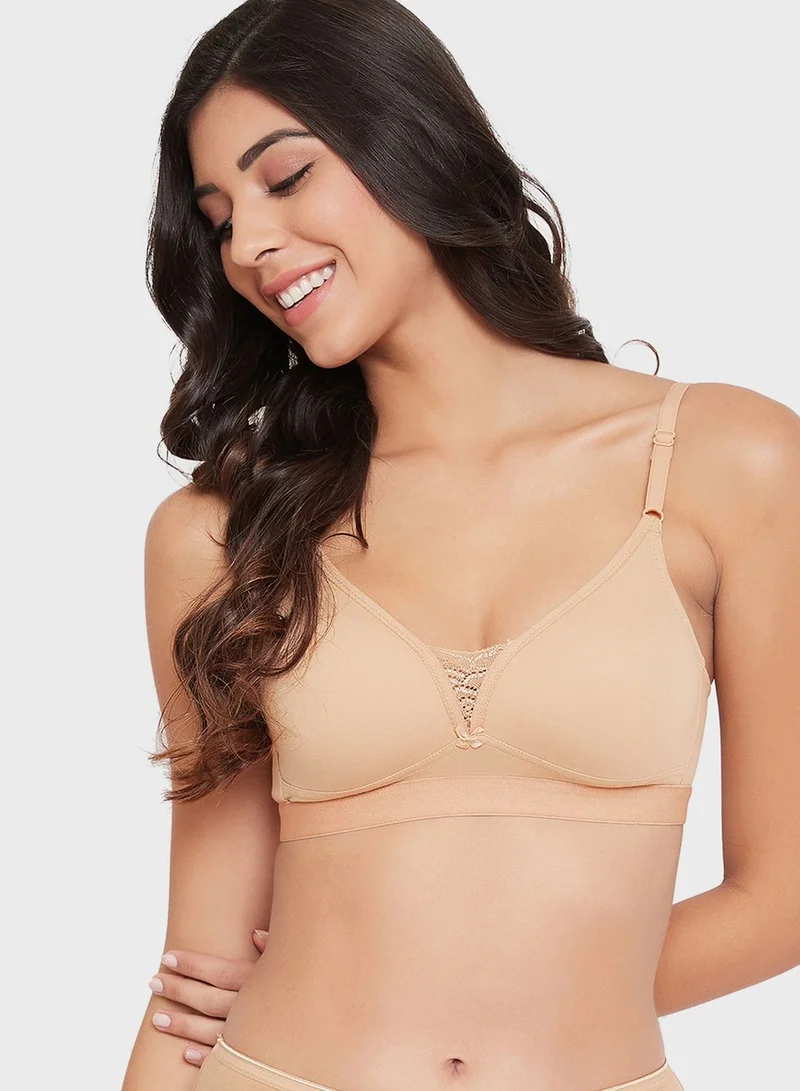 Clovia Plunge Neck Bra