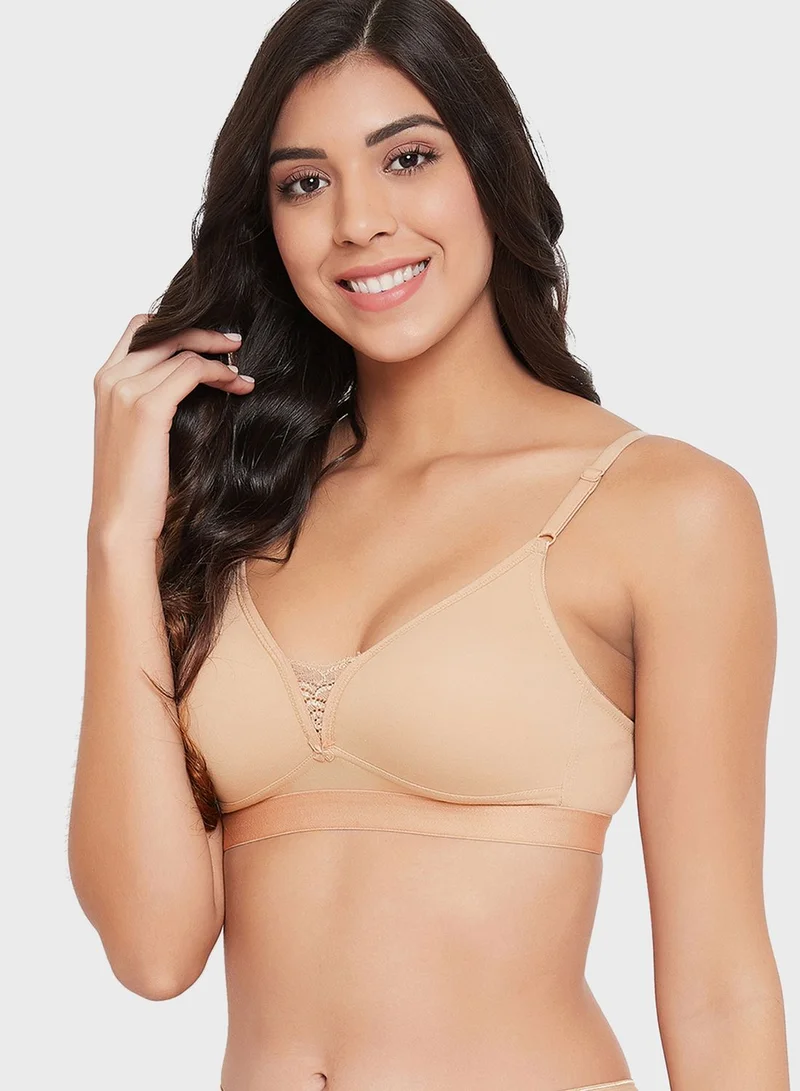 Clovia Plunge Neck Bra