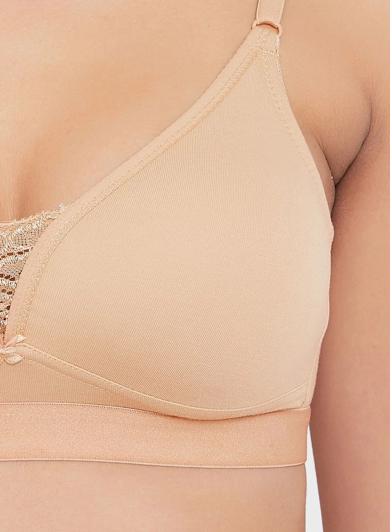Clovia Plunge Neck Bra