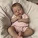 Zero Pam Reborn Baby Dolls Silicone Full Body20 in Realistic Baby Doll GirlAnatomically Correct Girl Sleeping Lifelike Silicone Babys Real Life Reborn Doll for Girls with Accessories - Image 4