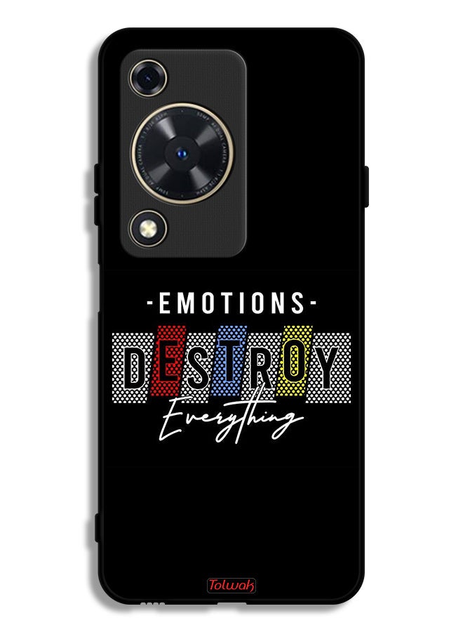 Tolwak Huawei Nova Y72S Protective Case Cover Emotions Destroy Everything