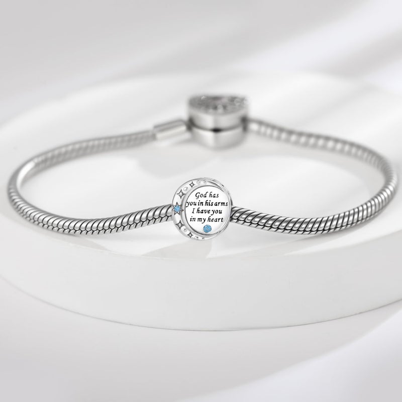 RLCCLR 925 Sterling Silver Charms Fit Pandora Charms Bracelet Fit Wife Mother's Day Christmas Birthday Gift - Image 4