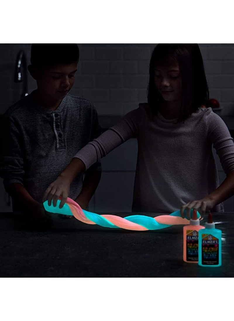 Elmer's Glow In The Dark Glue, perfect for Crafts & DIY Projects - Pink, 147 ml