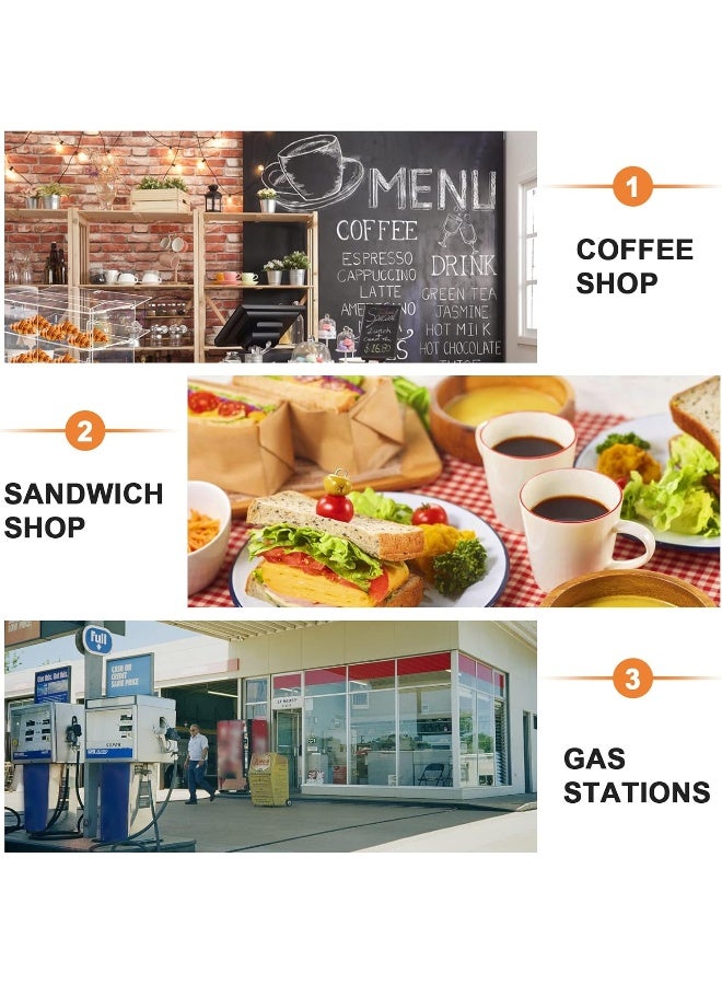 TPGP حافظة عرض أكريليك بطبقتين لعرض المعجنات والحلويات على الطاولة - Image 5