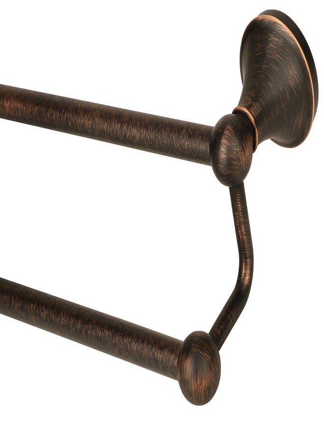 Ntipox Antique Bathroom Double Towel Bar Oil Rubbed Bronze, 24 Inch Towel Racks for Bathroom Wall Mounted,Bathroom Towel Holder Bronze,Two Towel Rod Hanger for Hotel - Image 1