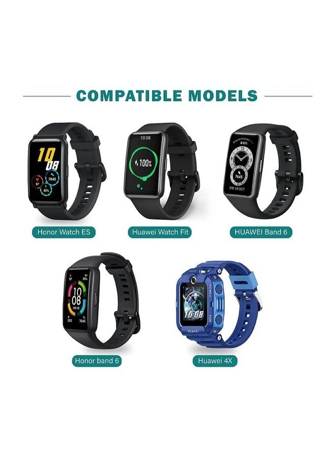Charger Compatible for Huawei Watch Fit 3/Fit/Fit 2/Fit Mini,Huawei Band 6/ Band 7,Huawei 4X,Honor Watch ES,Honor Band 6-Smart Watch Replacement USB Charger Charging Cable 100cm White