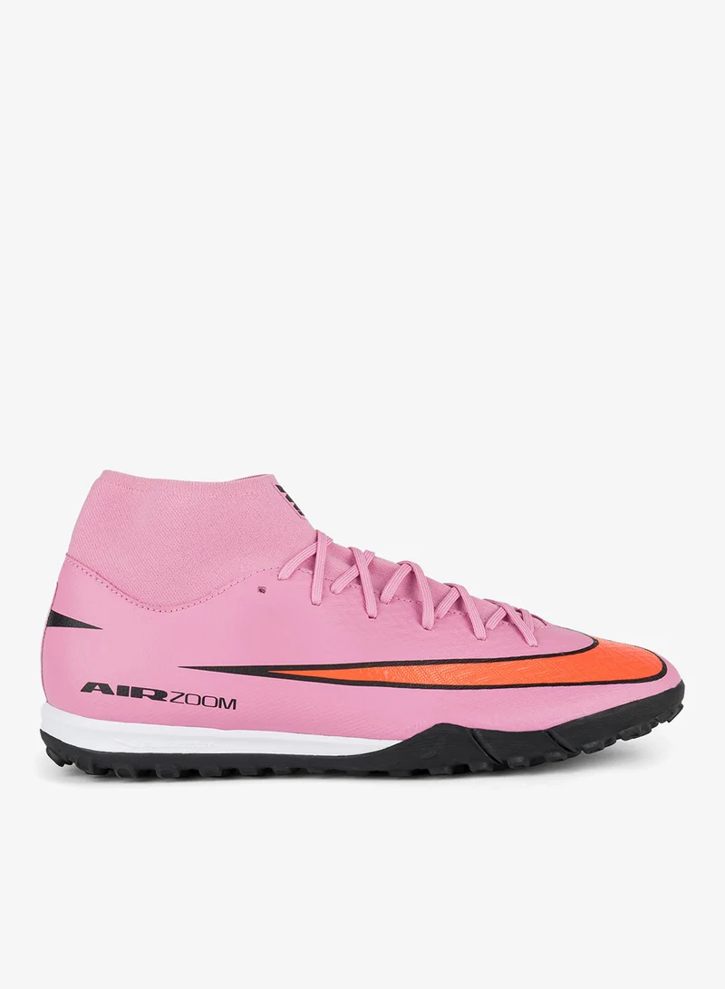 Men's Mercurial Superfly 10 Academy Turf Ground High-Top Football Shoes