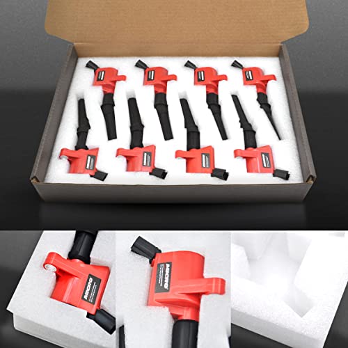 Micro DG508 Ignition Coil Pack High Engine 8 PCS Ignition Coil Curved Boot for Ford E150 E250 F150 F250 4.6L 5.4L V8 Lincoln Mercury Compatible Part DG508 DG457 DG472 DG491 F523 - Image 5