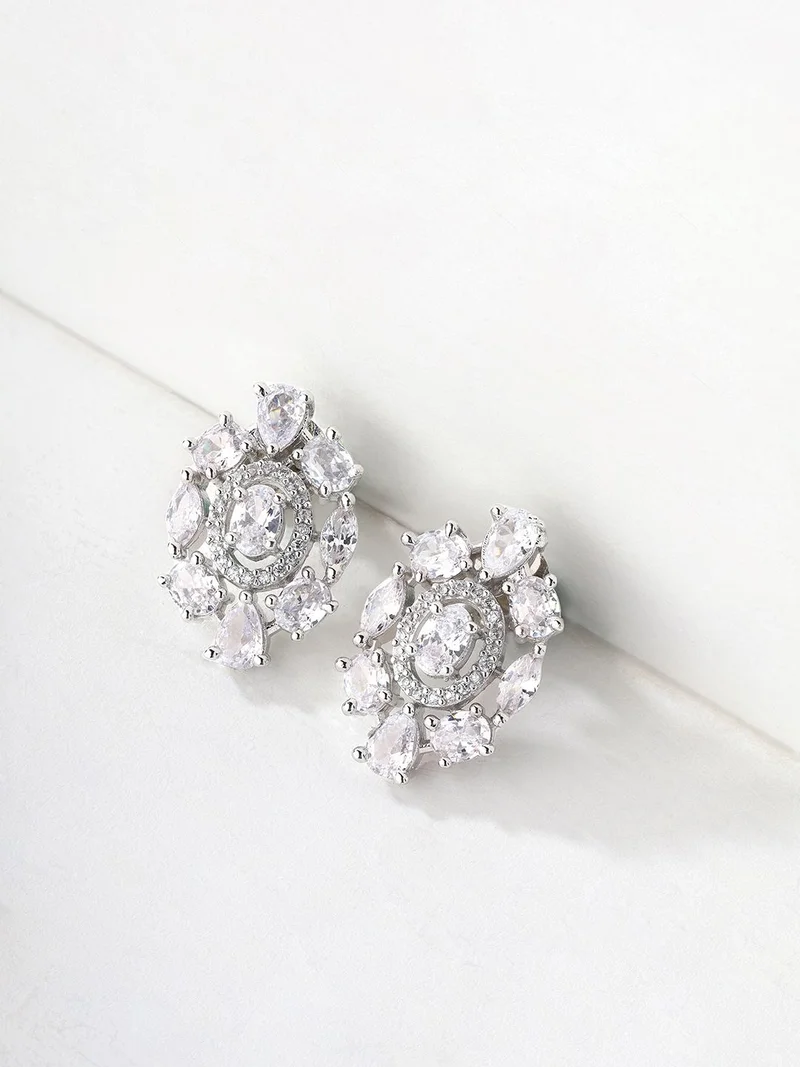 Priyaasi Floral Studs Earrings