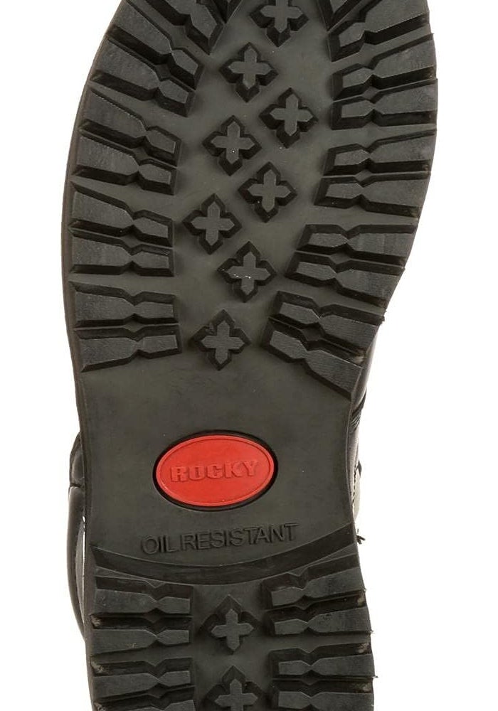 Rocky Men's Side Zipper Jump Boot - Black, 10 Wide - Image 3