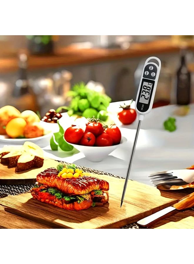 Digital Thermometer Instant Read 0 1C Accuracy C F Display For Meat BBQ Milk Water - Image 1