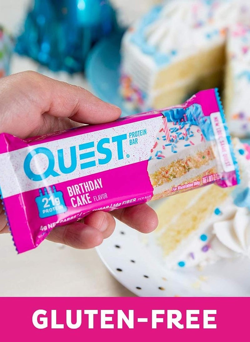Quest Protein Bar Birthday Cake, 60g, Single Serving - Image 3