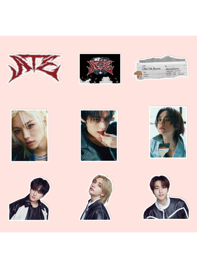 NIBEMINENT 105 قطعة ملصقات كيبوب ستراي كيدز ATE ديكو كيت مقاومة للماء، طباعة عالية الدقة بألوان زاهية، مناسبة للكمبيوتر المحمول، لوح التزلج، الأمتعة، زجاجة الماء، الجيتار، DIY - Image 2