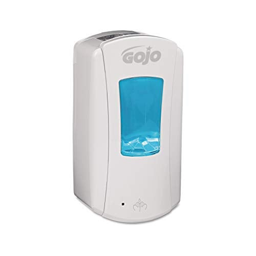 GOJO LTX-12 Touch-Free Foam Hand Soap Dispenser, White, for 1200 mL GOJO LTX-12 Hand Soap Refills (Pack of 1) - 1980-01 - Image 1