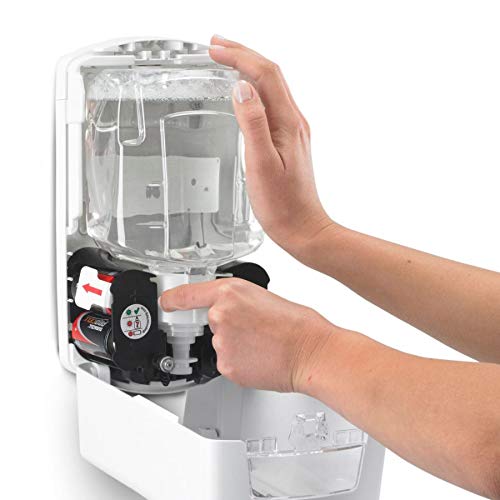 GOJO LTX-12 Touch-Free Foam Hand Soap Dispenser, White, for 1200 mL GOJO LTX-12 Hand Soap Refills (Pack of 1) - 1980-01 - Image 2