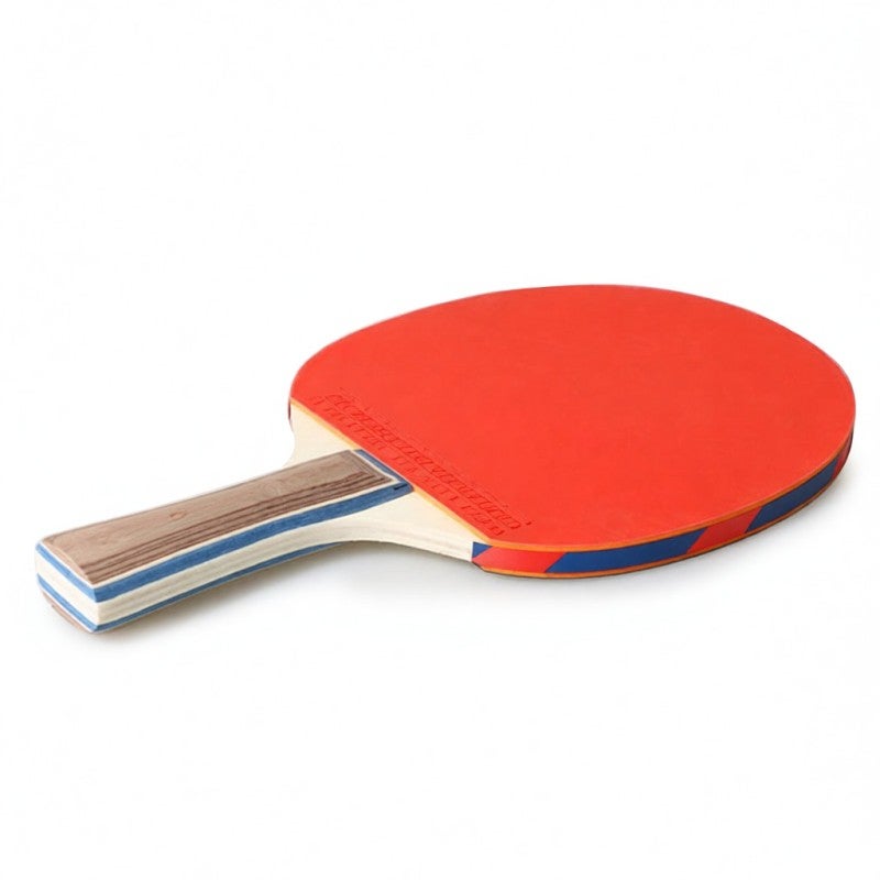 Leijiaer Table Tennis Rackets 2 Pack With 3 Ping Pong Balls - Durable Wood Handles Soft Spongy Rubber Surfaces for Home School Sports Club Fun Play - Image 2