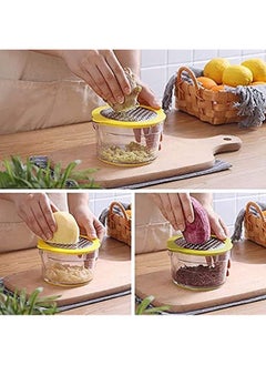 Arabest Lemon Orange Juicer Manual Hand Squeezer with Built-in Measuring Cup and Grater, 12OZ, Green  - Image 5
