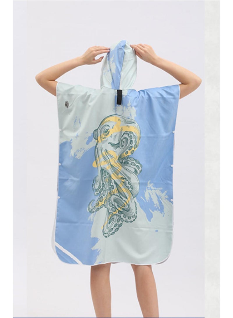 general 80*100*35cm Quick Dry Cape Cape Easy Change Bathrobe - Image 2