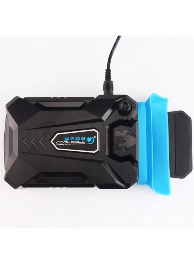 COOLCOLD K27 Ice Magic 3 Mini Laptop Cooling Fan USB Plug Exhaust Fan Speed Adjustable Notebook cooler Lighted - Image 4