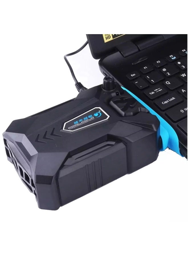 COOLCOLD K27 Ice Magic 3 Mini Laptop Cooling Fan USB Plug Exhaust Fan Speed Adjustable Notebook cooler Lighted - Image 1
