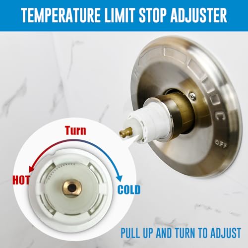 Ahenbal RP19804 Shower Cartridge Compatible with Delta 1300/1400 Series, Shower Faucet Parts Replacement Pressure Balance Cartridge for Delta Monitor Valves 1993-2007（Include RP22734 Bonnet Nut） - Image 5
