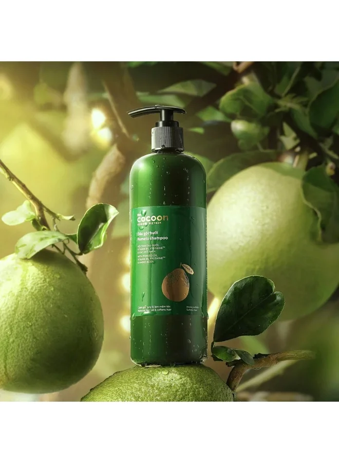 The Cocoon Original Vietnam  Cocoon Pomelo Shampoo for Thinning Hair, Natural Anti-Hair Fall Treatment, Sulfate-Free Vegan Hair Growth Therapy with Vitamin B5, Amino Acids & Xylishine, Deep Moisturizing Scalp Cleanser  | Best Price UAE