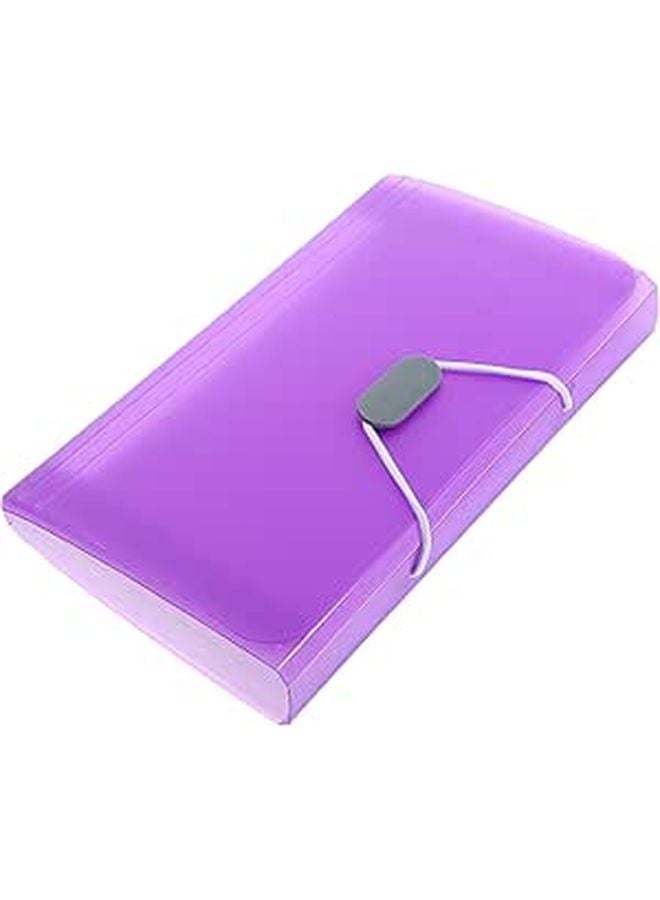 A6 Expanding File Folder 13 Pocket Accordion Document Organizer Receipt Storage Bag - Image 1