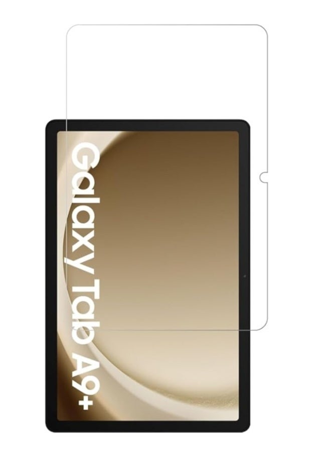 DUSALA Screen protector for Samsung Galaxy Tab A9 Plus 11 inch 2023 Edge to Edge Full Screen Coverage Anti Scratch Tempered Glass - Image 1