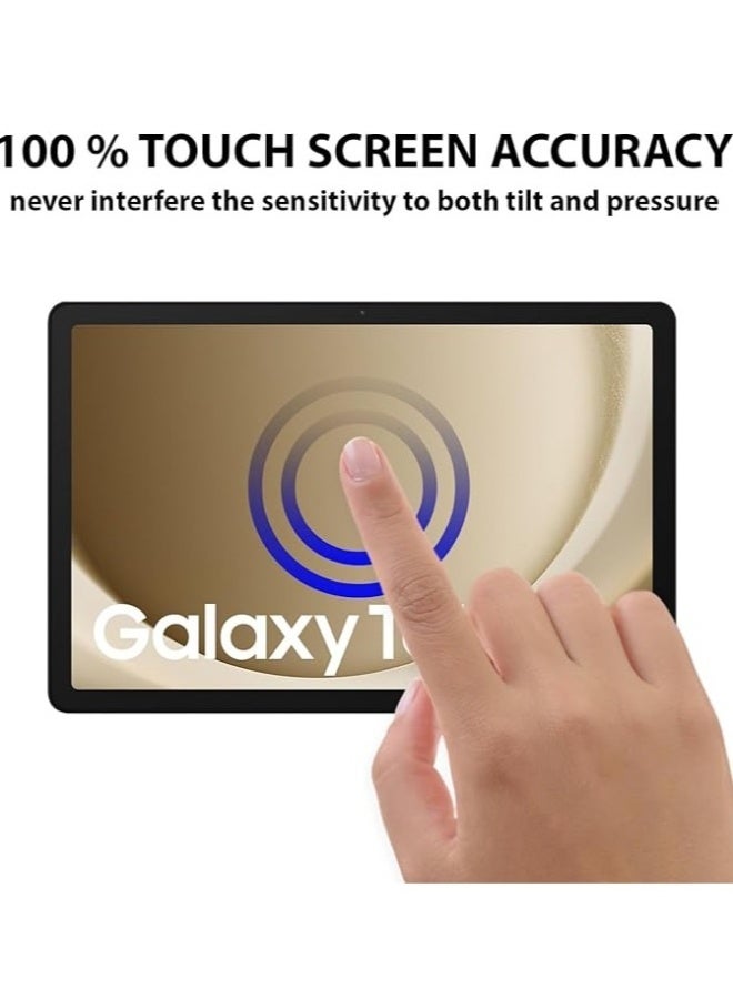 DUSALA Screen protector for Samsung Galaxy Tab A9 Plus 11 inch 2023 Edge to Edge Full Screen Coverage Anti Scratch Tempered Glass - Image 5