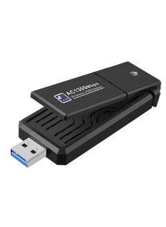 Y&D USB WiFi Adapter, for Desktop PC Wireless Network AC1300Mbps Long Range, Dual-Band 5dBi High Gain Antenna, USB3.0, 2.4GHz/5GHz, Windows7-11/XP, Mac OS 10.9-10.15  - Image 1