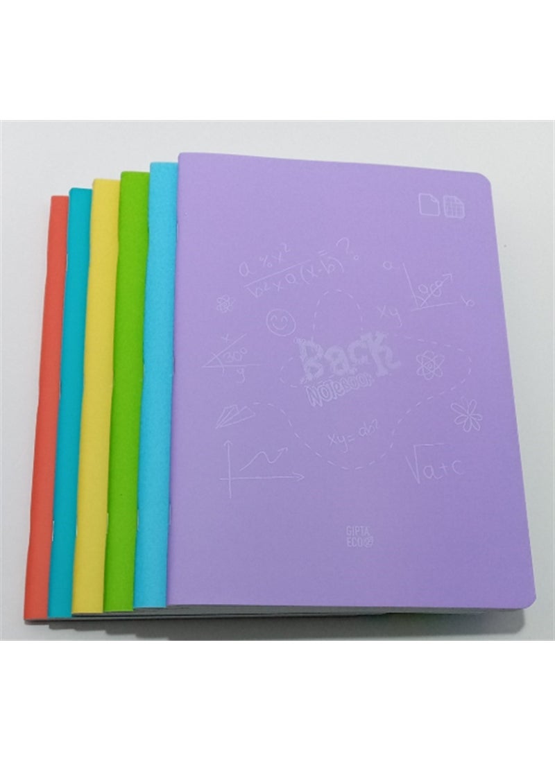 Gıpta Back Notebook PP Cover 60 Sheets Checkered A4 